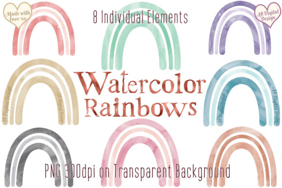 Download Boho Rainbows Baby Nursery Clipart - Nursery clipart Collection