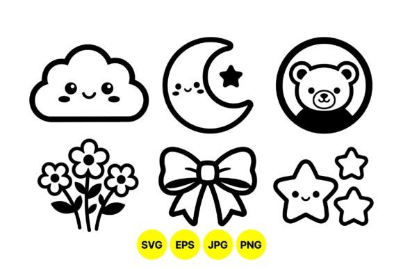 Download Cute Kawaii Animal Clipart Set - Kawaii animal clipart Collection