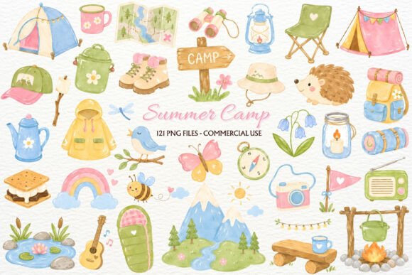 Download Camp Nursery Clipart Woodland Animals - Premium Resources